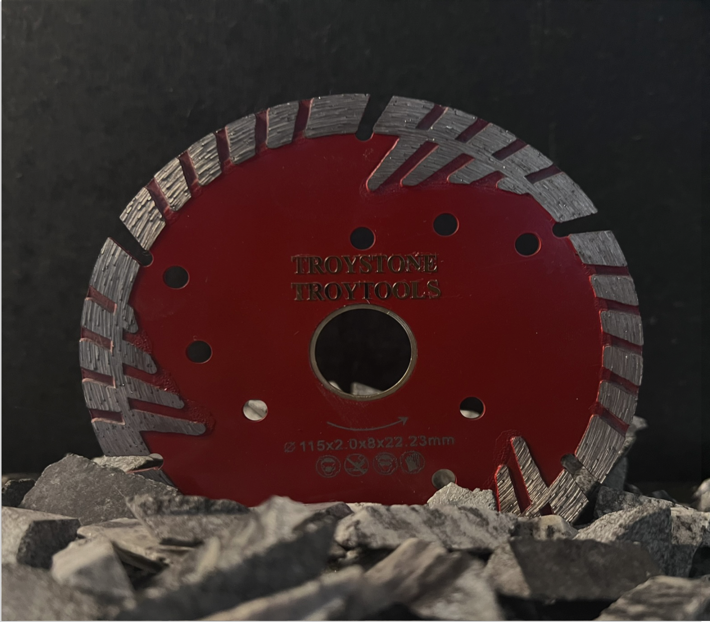 Disco 4 1/2" Segmentado Turbo Rojo