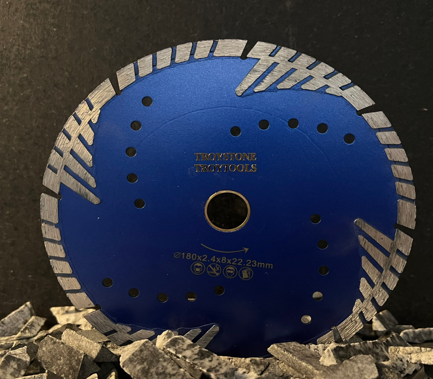 Disco 7" Segmentado Turbo Azul