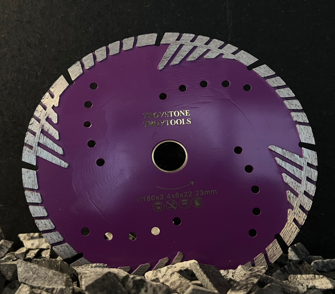 Disco Diamantado 7" Segmentado Turbo Rosa