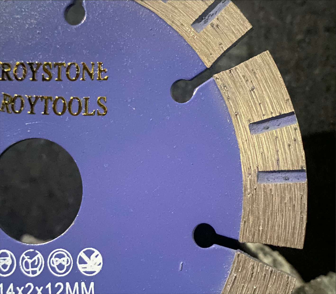 Disco diamantado 4 1/2" morado